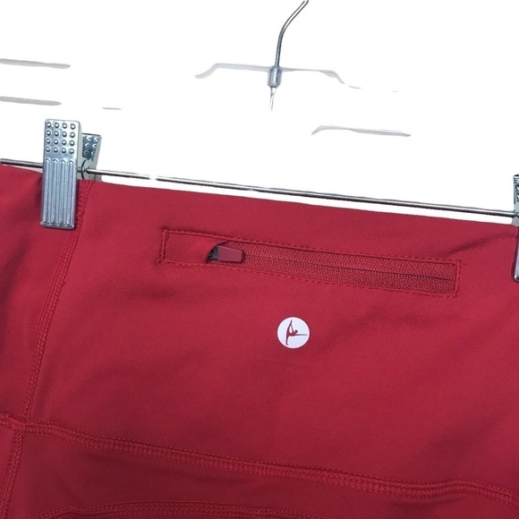 90 Degree By Reflex Red Athletic Leggings Small - Picture 7 of 8